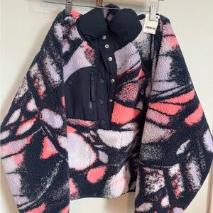 FP Movement by Free People Hit the Slopes Fleece Pullover S Butterfly Combo
